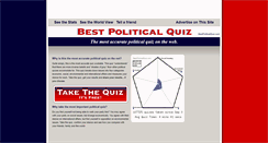 Desktop Screenshot of bestpoliticalquiz.com